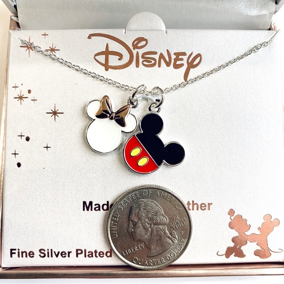 Disney Mickey & Minnie necklace (Made for each other) - Picture 2 of 2